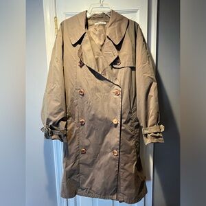 Women’s GIORGIO ARMANI Classic Trench Coat Sz 42/M